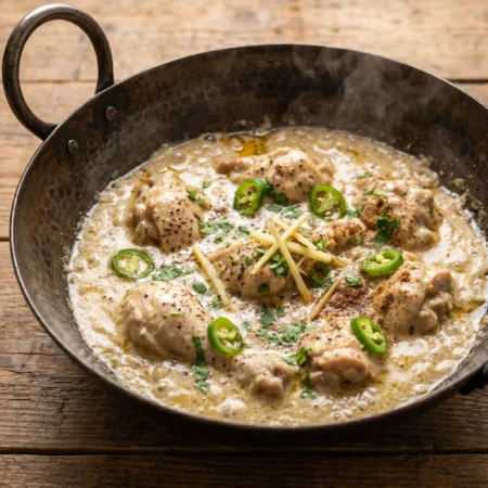 White Chicken Karahi