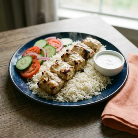 Chicken Malai Boti Platter