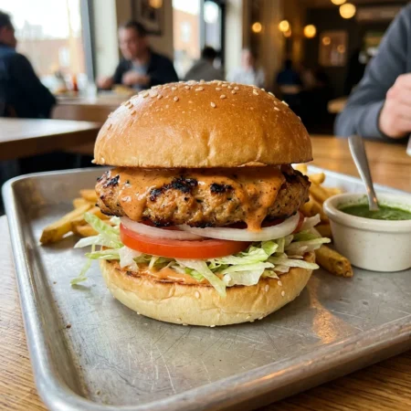 Tandoori Chicken Burger